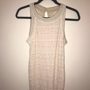 Ivory Lace Bodycon Dress